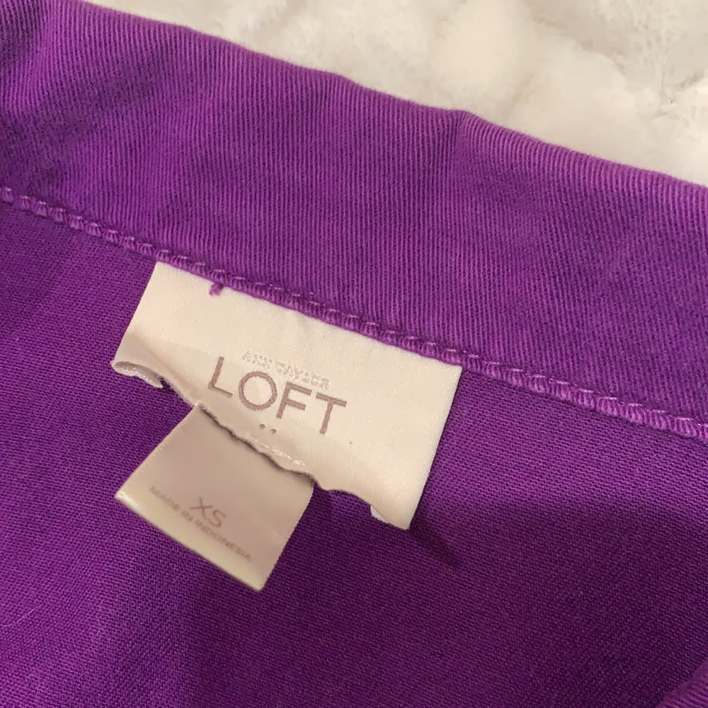 Loft Purple Jacket - Picture 3 of 4